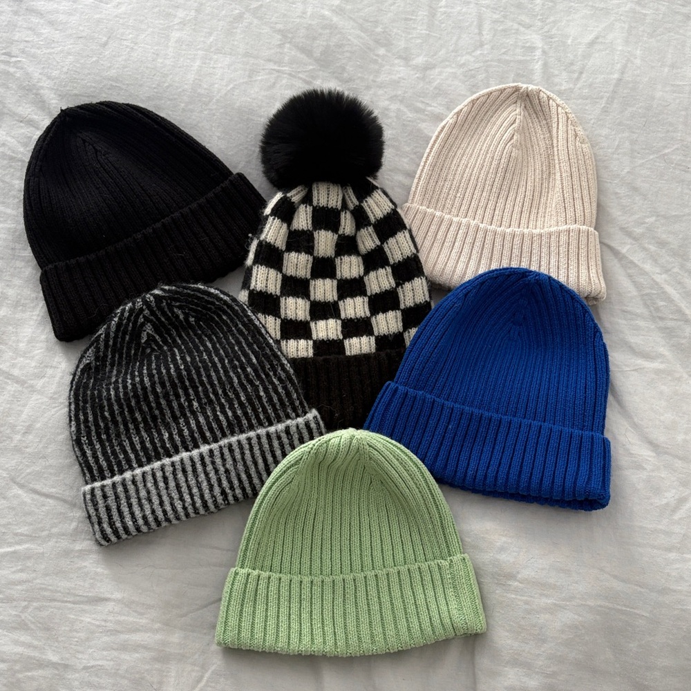Colorful Kids Beanie Set